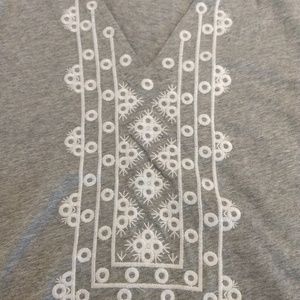 J crew embroidered shirt